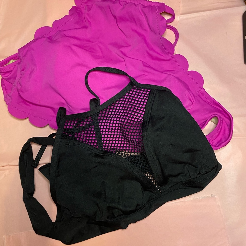 Target Branded haltered Bikini Tops